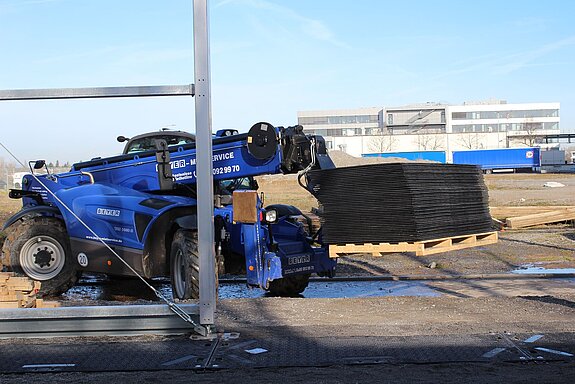 600qm Bodenschutzplatten Groundprotect S als Boden in einer Lagerhalle - 3