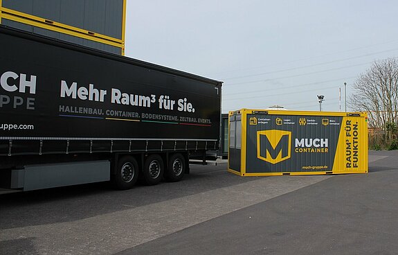 MUCH Mietcontainer für Lager, Büro & Baustelle