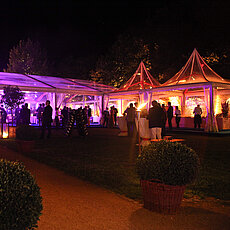 Zeltverleih: Beleuchtung