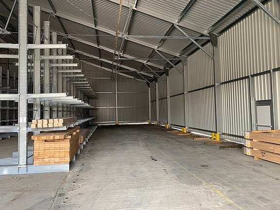 Fertighalle / Kalthalle Willi Mevissen KG als Lagerhalle - 2