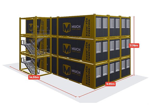 MUCH Container Konfigurator: Bürocontainer Konfigurator