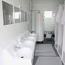 Container in Sanitärausführung